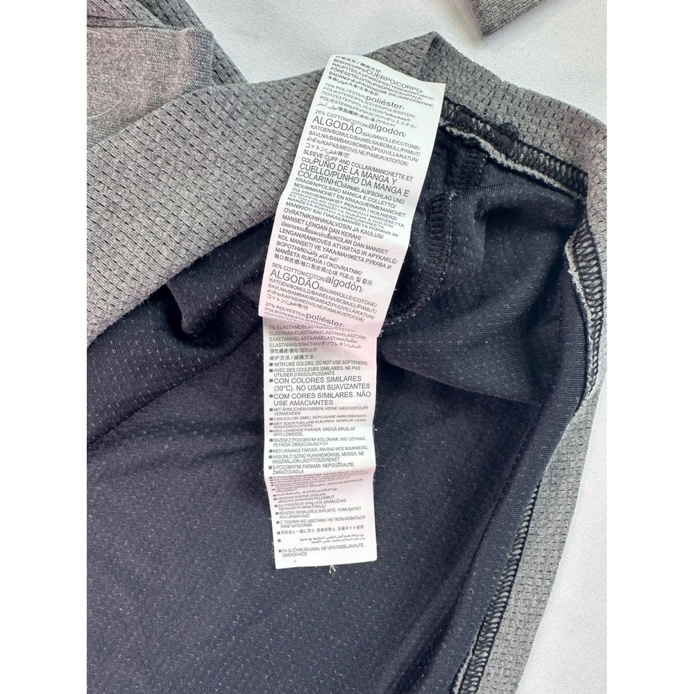 Under Armour Men's Long Sleeve Shirt - Gray with Black Logo - Picture 5 of 8